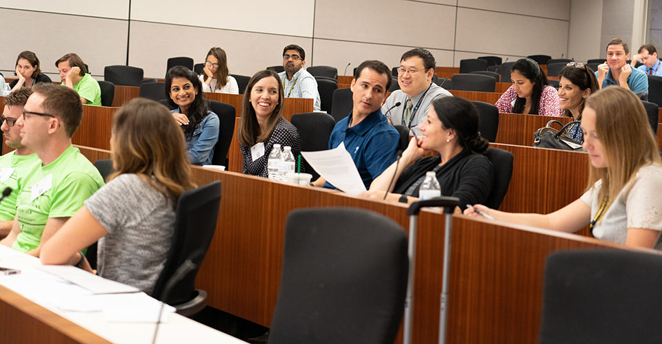 Attendees at the conference