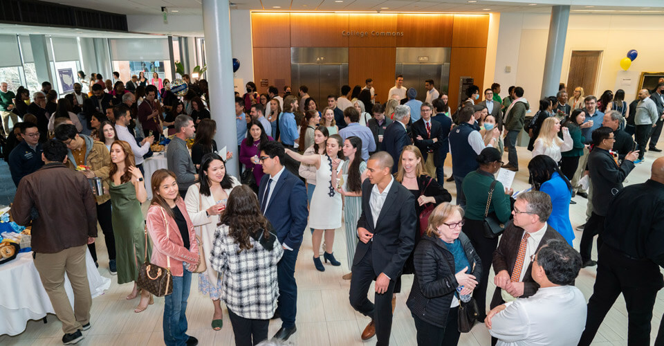 Members of Johns Hopkins come together to celebrate Match Day.