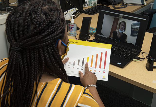 A patient attends a telemedicine appointment with a provider