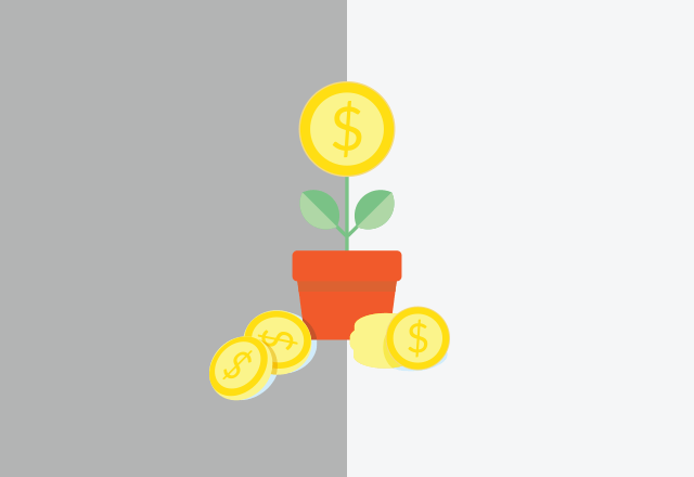 Money plant icon